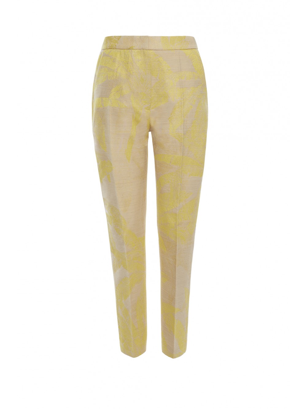 Matching pleated woven tapered pants  | Kanem