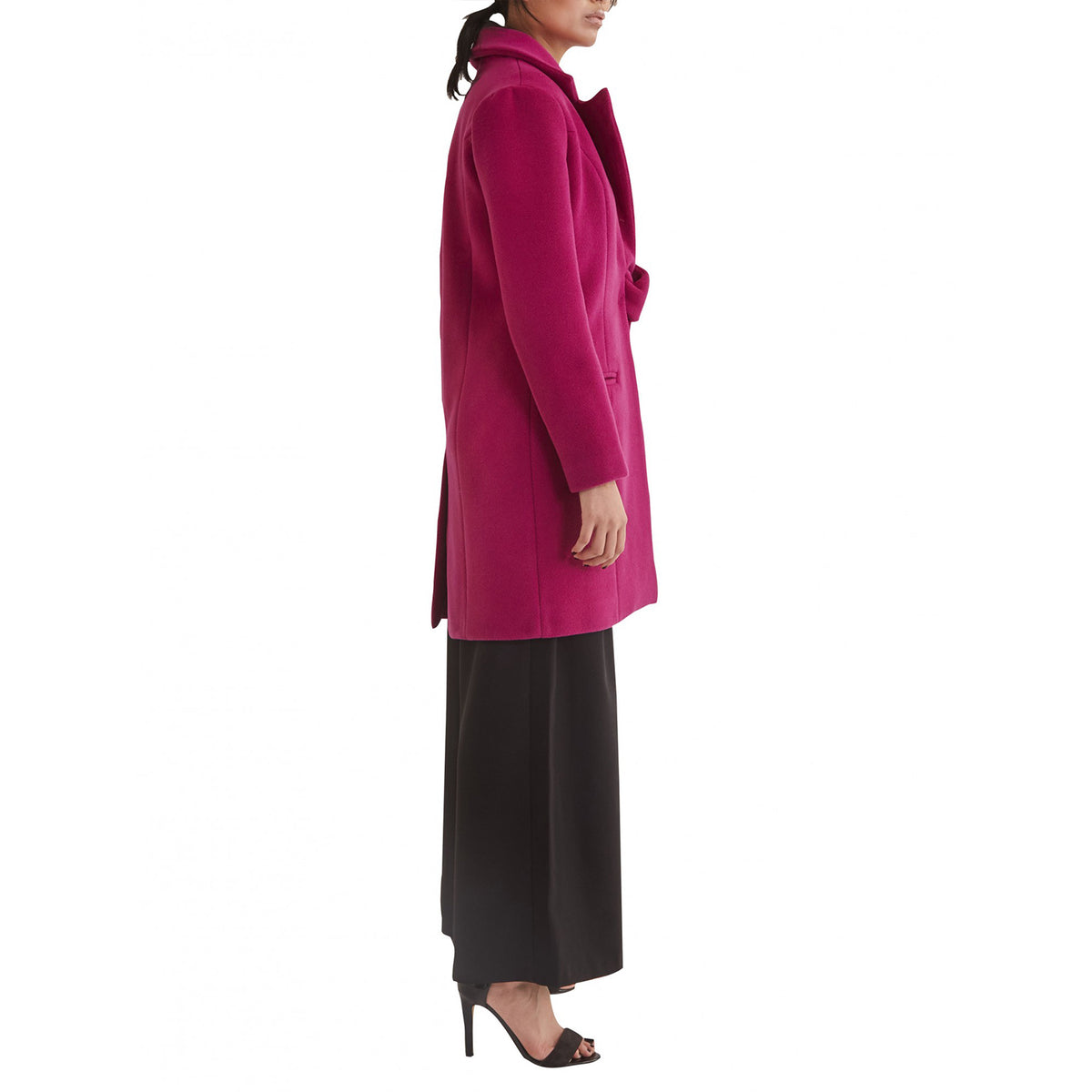 Single breasted belted coat | Fanati-sta