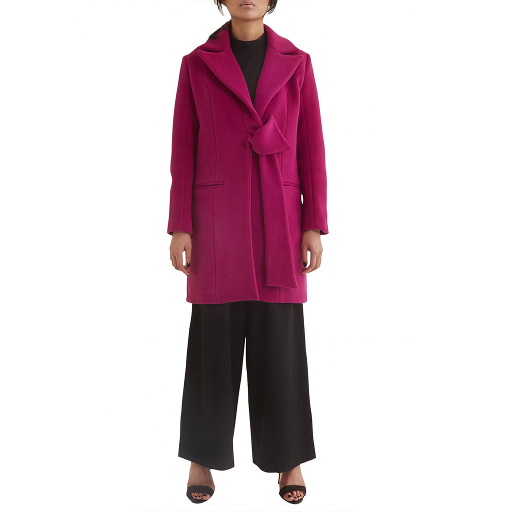 Single breasted belted coat | Fanati-sta