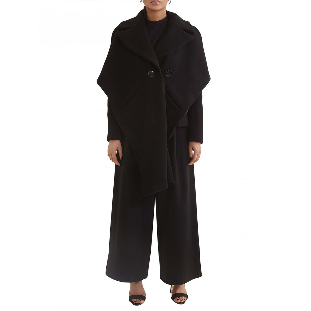 Contrasting panel coat | Climati-sta