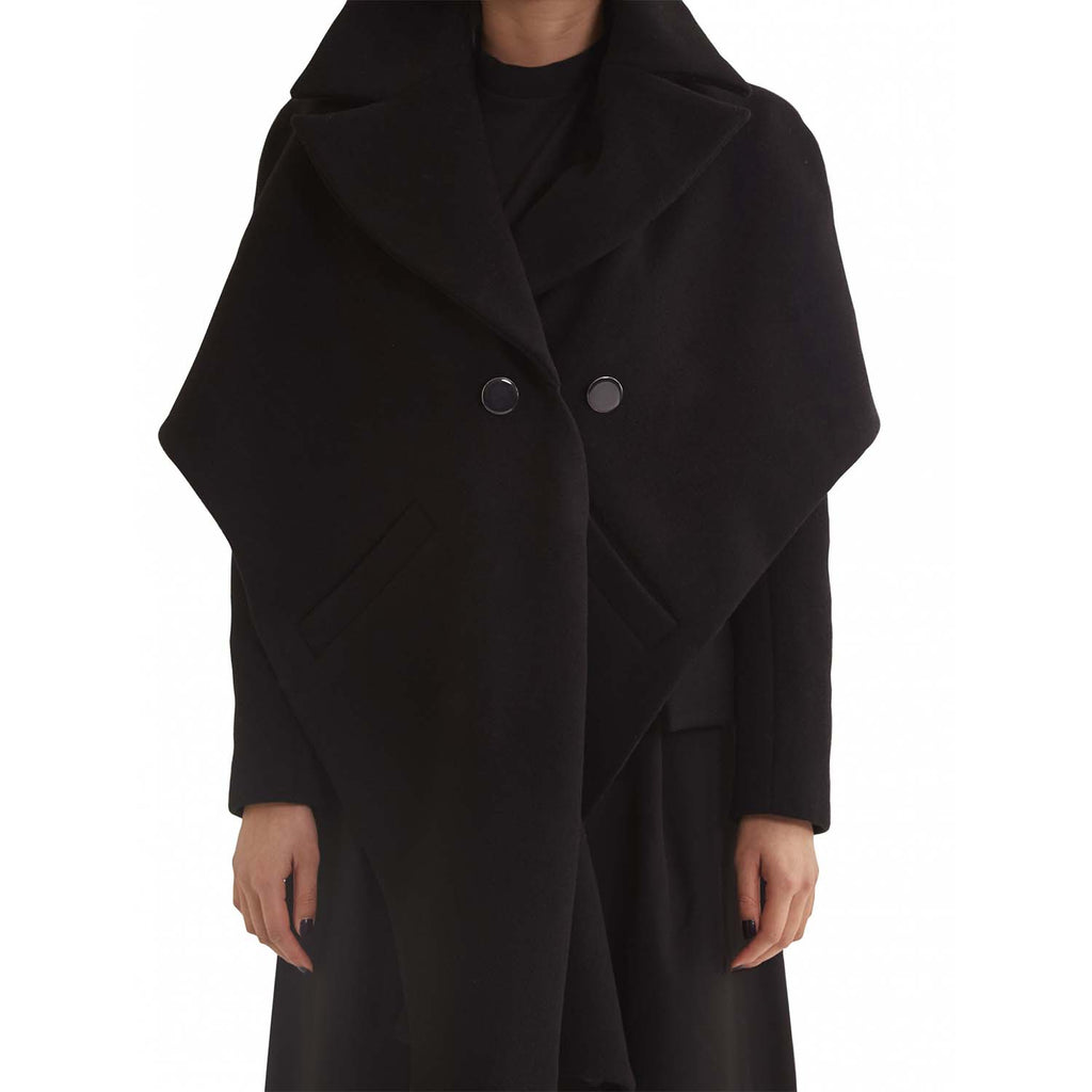 Contrasting panel coat | Climati-sta