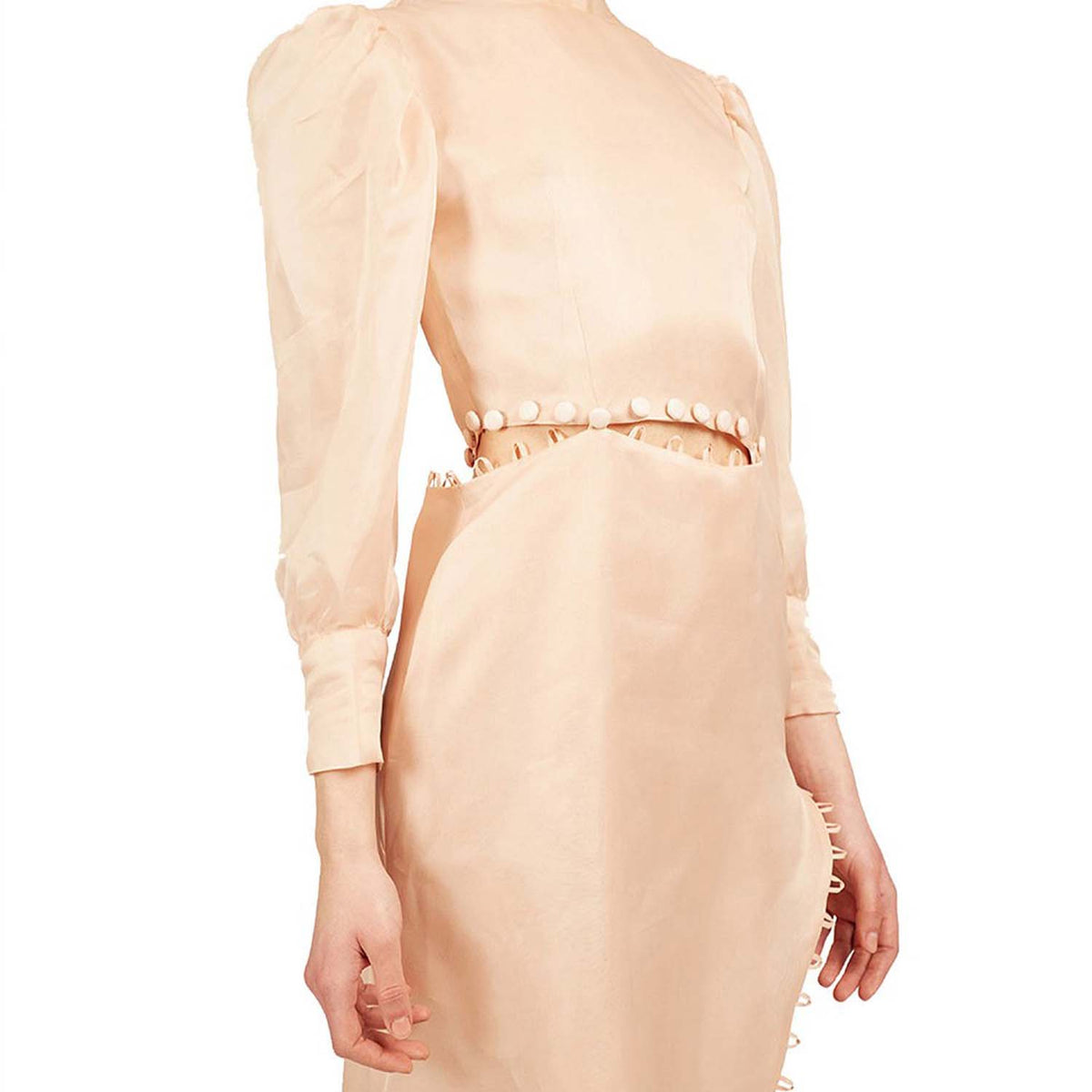 Organza buttons dress | Drama