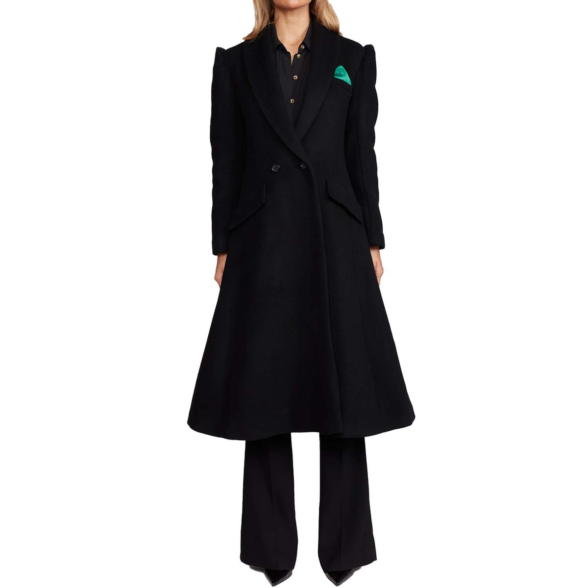 Double-breasted Coat| Greta Brava
