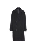 Oversized Double-breasted wool coat I Viola Passa