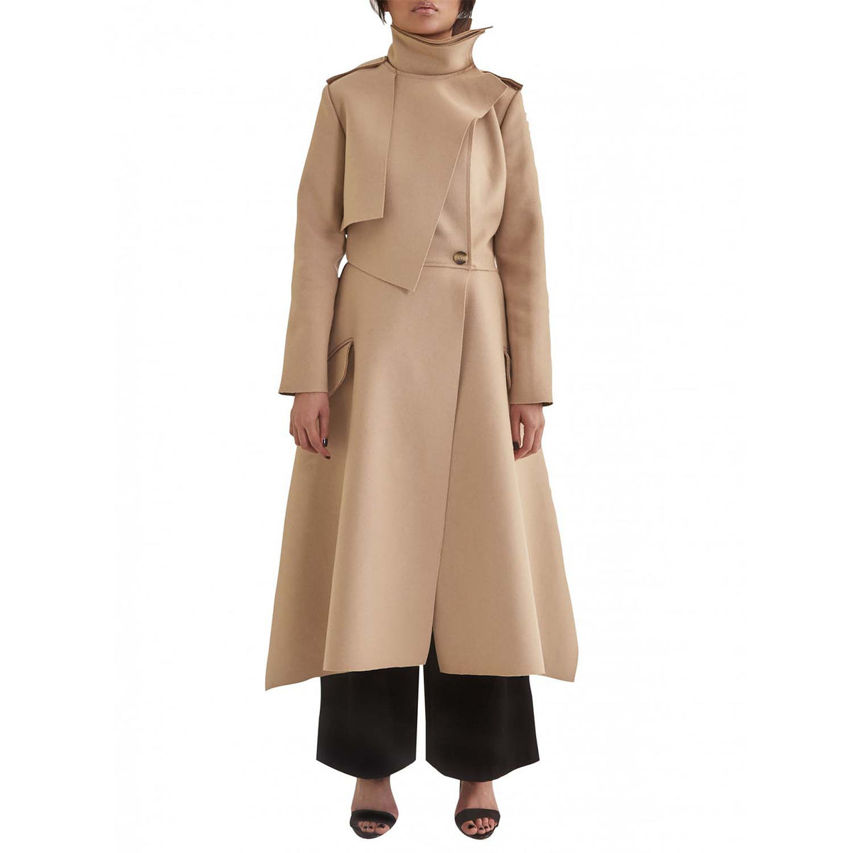 Layered trench coat | Populi-sta