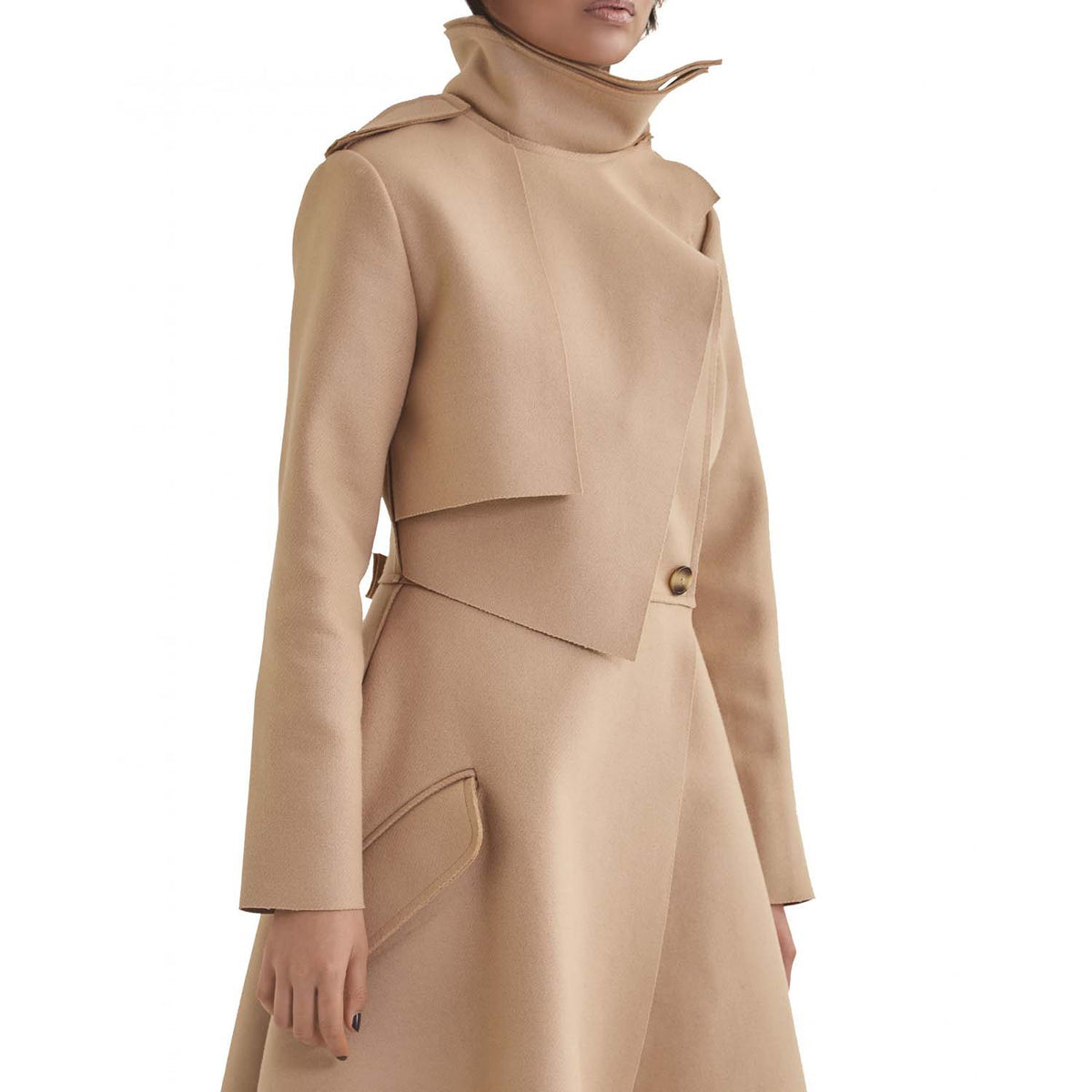 Layered trench coat | Populi-sta