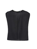 Silk-crepon top | Rubis