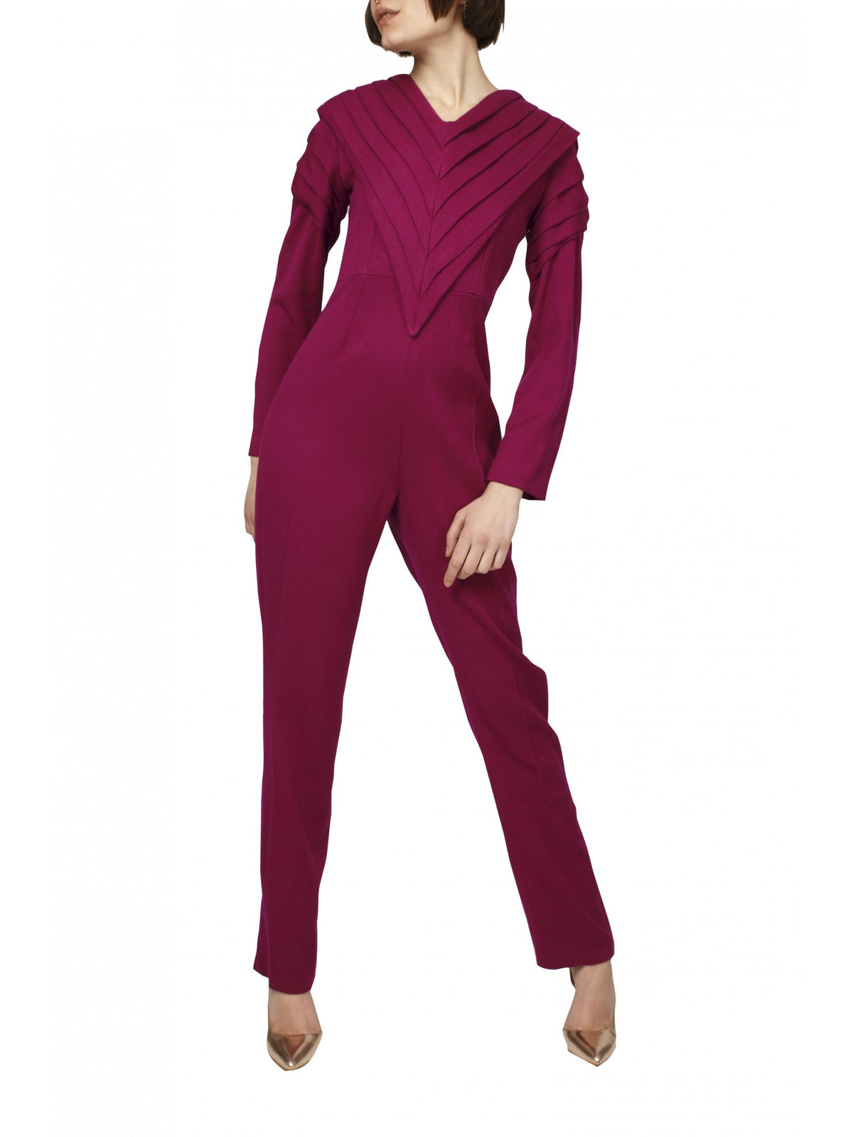Pleated Jumpsuit | Toudjal