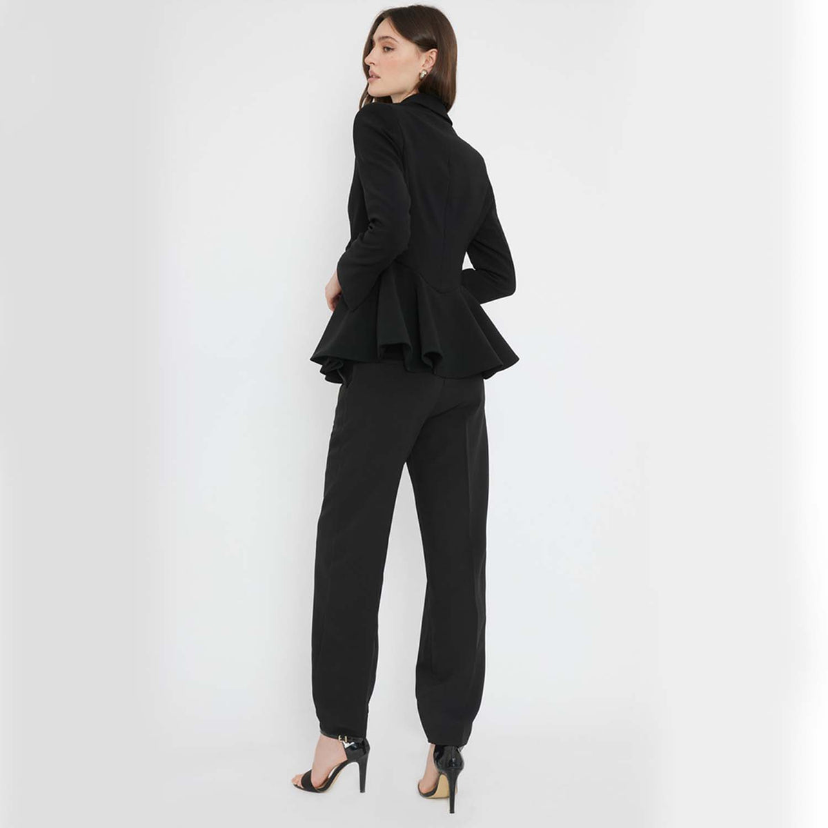 Balon mid-rise barrel-leg trousers | Diamond