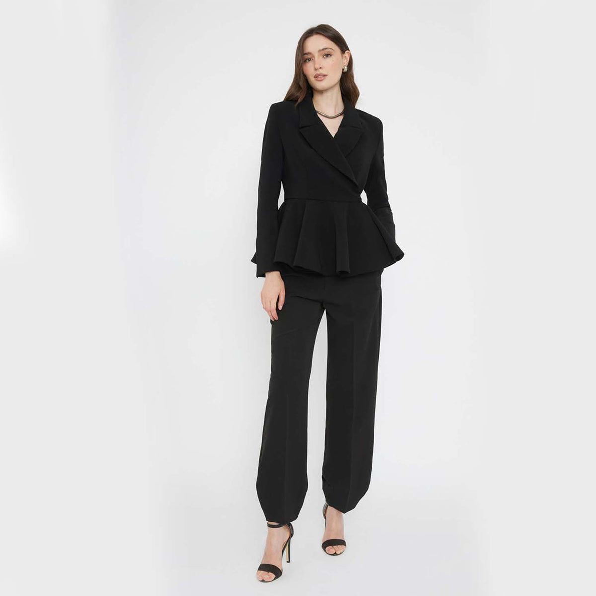 Balon mid-rise barrel-leg trousers | Diamond