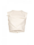 Two dimensions linen Top | Hollie