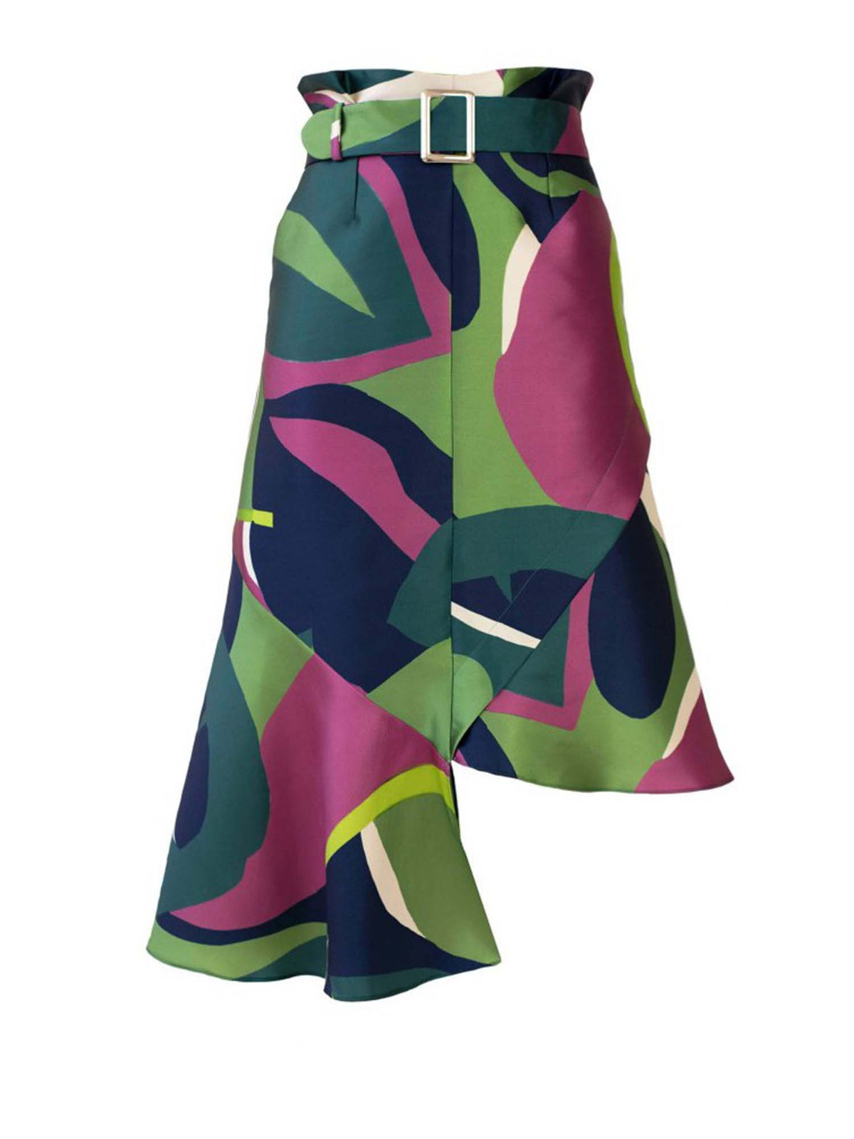 Floral-print asymmetric skirt | S.O.L.I.T.A.R.Y