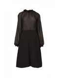 Timeless black Georgette dress | Felicity