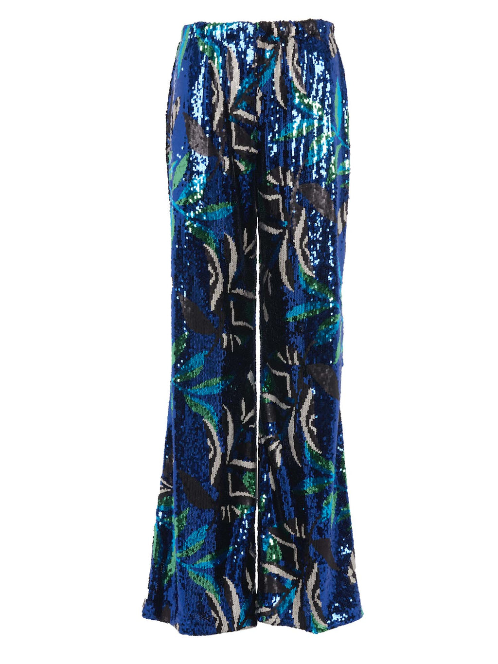 Sequins straight-leg trousers