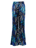 Sequins straight-leg trousers
