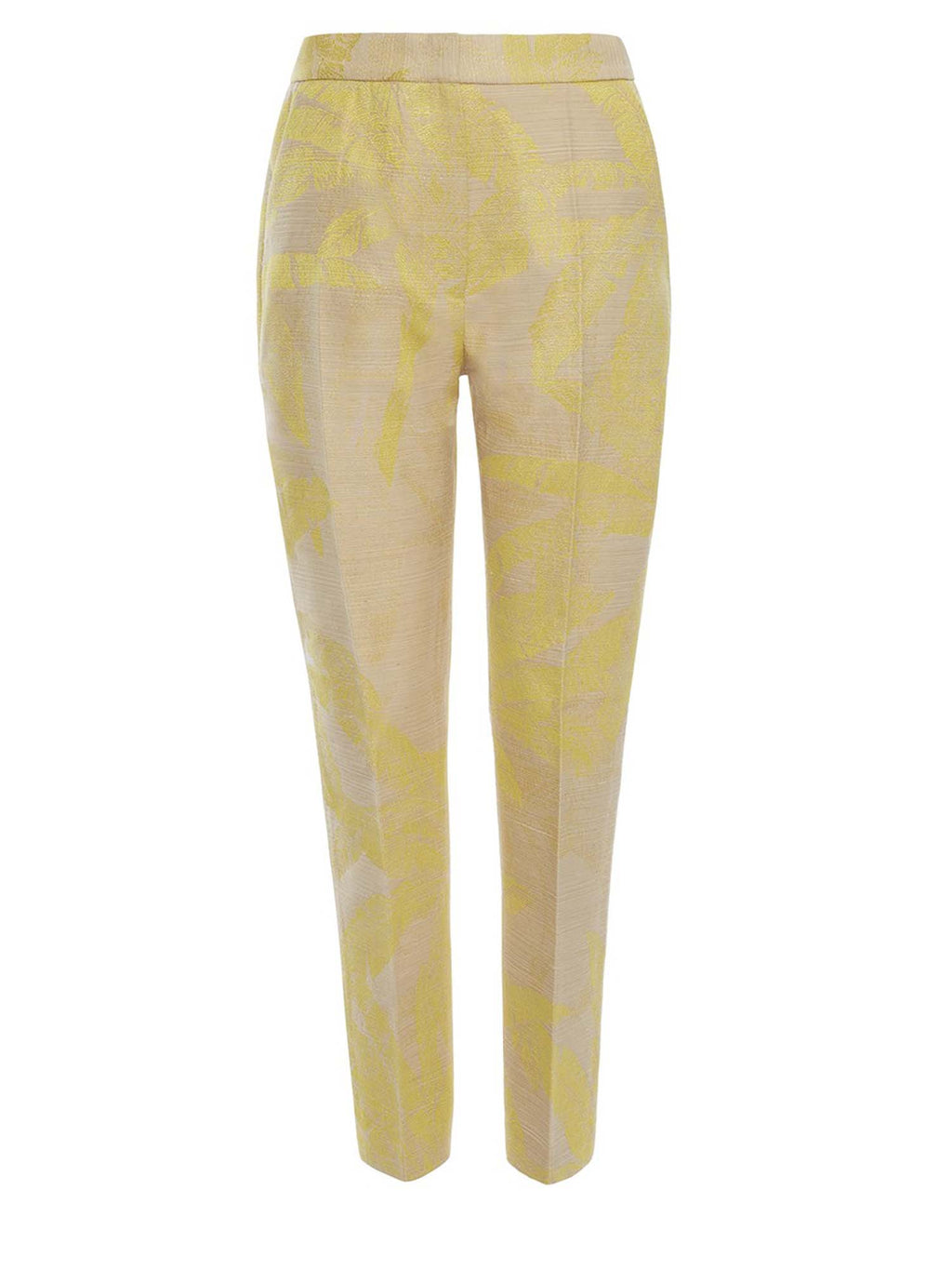Matching pleated woven tapered pants | Kanem