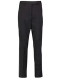 Matching satin trimmed blazer with split sleeves trousers | Isild